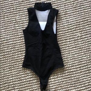 Powerhouse Black Bodysuit